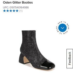 Circus NY by Sam Edelman Osten Glitter Booties size 6.5